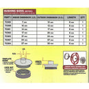 Router Bushing Set - 7 piece Metric