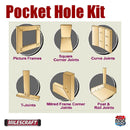 1321 Pocket Hole Tool - PocketJig 100 types of holes that can be made