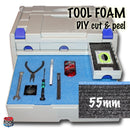 Silhouette Cut and Peel Foam (CAP Tool Foam) - 55mm - alternative to PE tool foam, kaizen foam, pick and pluck foam and shadow foam
