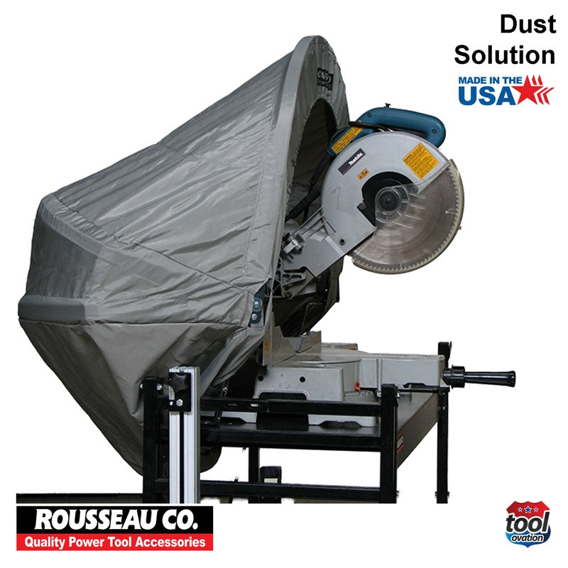 Rousseau 5000-L Lighted Dust Solution For Miter Saws, Silver - 1
