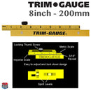 Trim Gauge - component parts, easy to adjust and lock down design