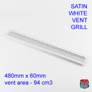 Satin White Ventilation Grills