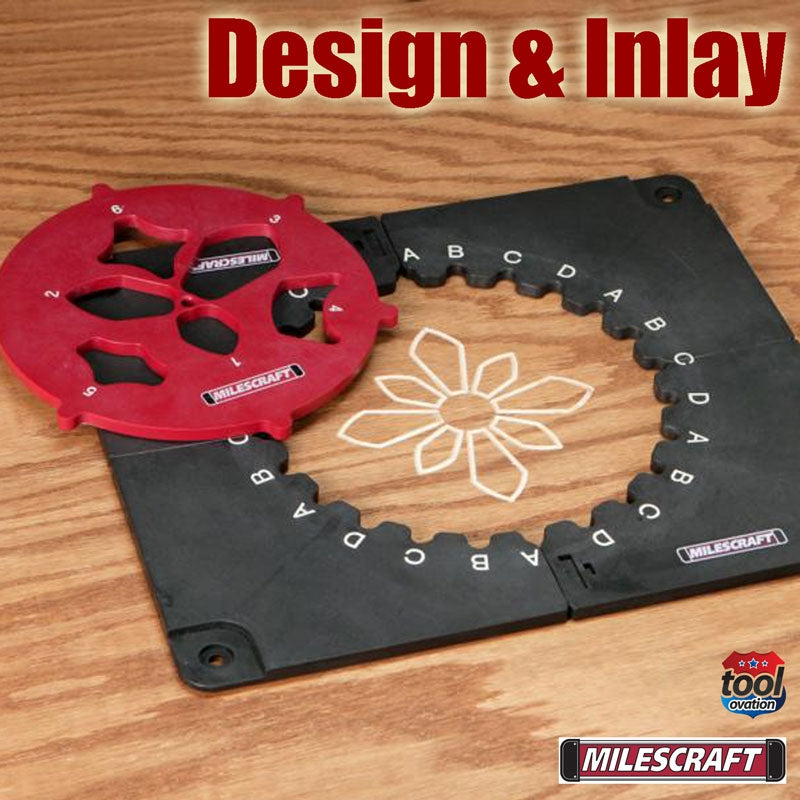 Inlay Router 71333 Inlay Router Bit Bushing Set For 1/4 Templates High