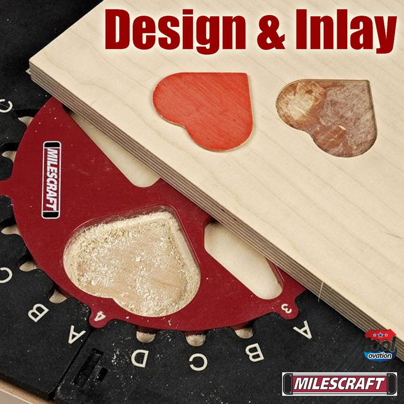 1257 Milescraft Design & Inlay Kit example cutting