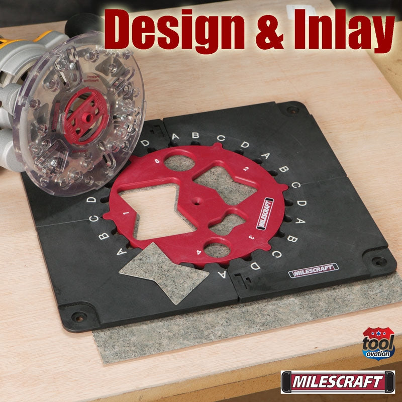 1257 Milescraft Design & Inlay Kit example cut out bow