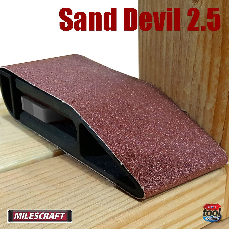 1606 Milescraft Sand Devil 2.5M example sanding into corners