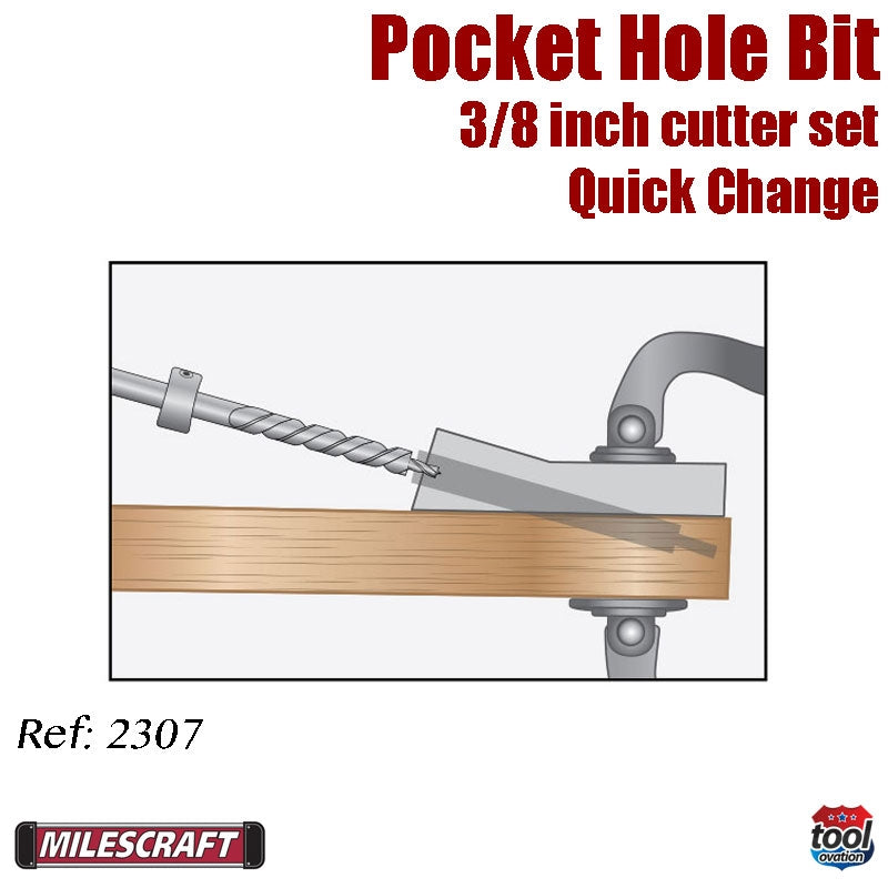 2307 Milescraft Pocket Hole Bit example