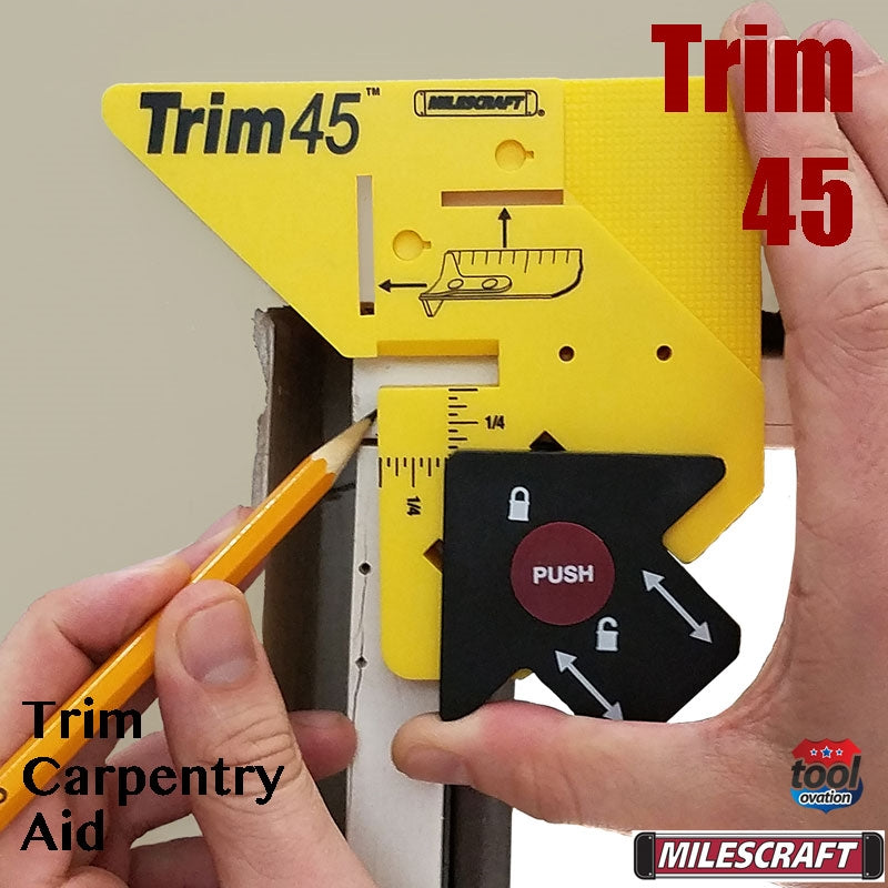 8401 Milescraft Trim 45 - Trim Carpentry Aid - marking trim