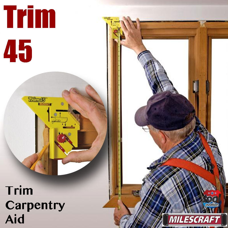 8401 Milescraft Trim 45 - Trim Carpentry Aid - trim setting out