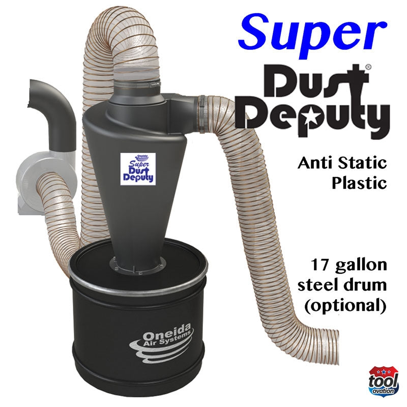 Oneida AXD002030A Dust Deputy - Super - Cyclone only - example configuration