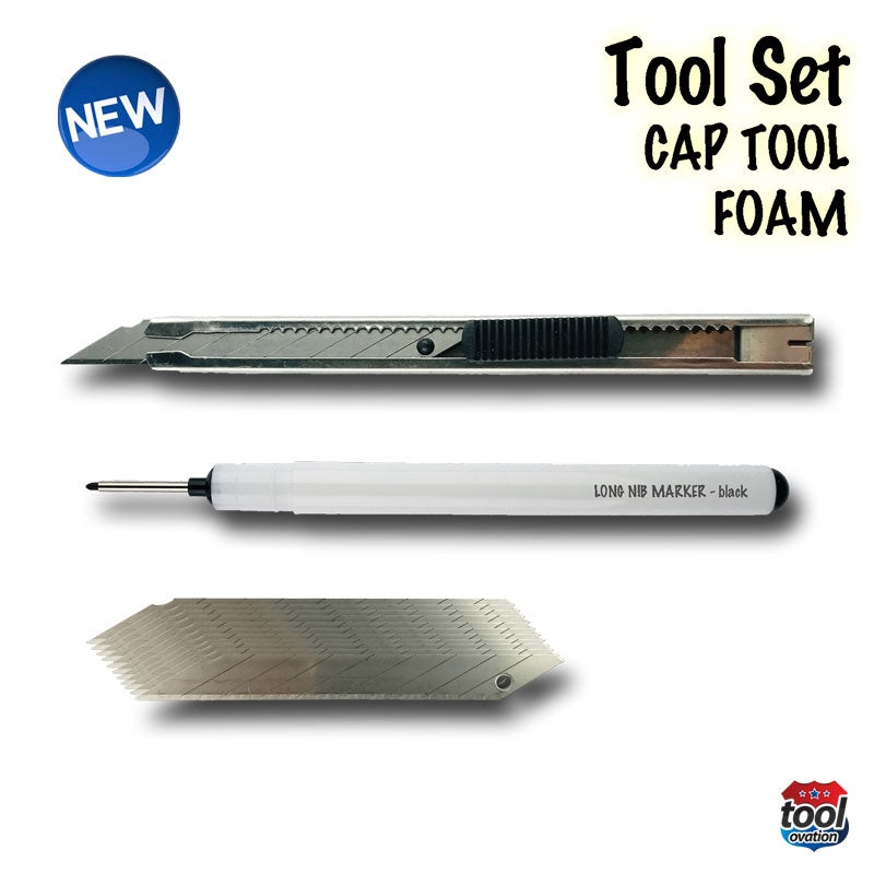 C.A.P. tool set - knife, Blades and Marker