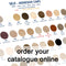 Wide range of colours and sizes of self adhesive screw cover caps