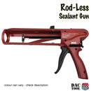 DAC188P Rod Less Sealant Gun - side on view, for use in tight spaces