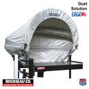 DAC5000 Rousseau 500 Dust Solution for Mitre Saws - the hood captures dust from the saw