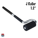 Applying pressure to laminates and adhesive edging is essential so make sure you have it down tight by using this J roller