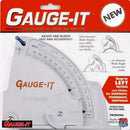 Saw Gauge - Left Tilting - quickly sets saw blades height, angle and fence - packaging and instructions