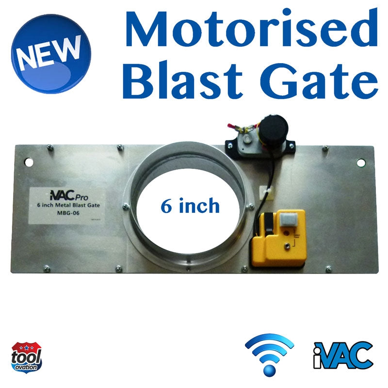 MBG-06 - iVAC Blast Gate - 6 inch motorised