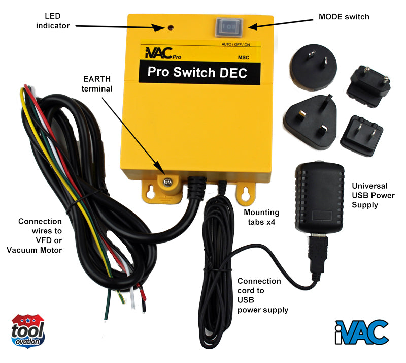 iVAC Pro Switch - Wireless DEC Controller