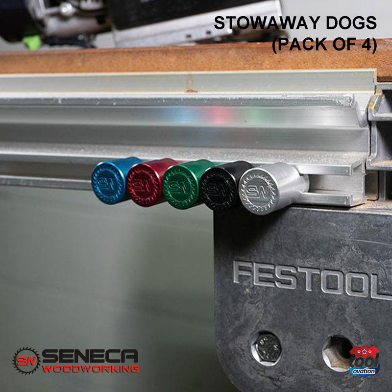 Seneca Stowaway Dogs - Black - Box of 4