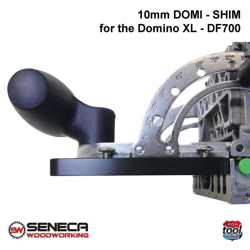SWDS03 Seneca 10mm Domi Shim - For Festool DF700 - fitted, side view