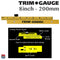 Trim Gauge - component parts, easy to adjust and lock down design