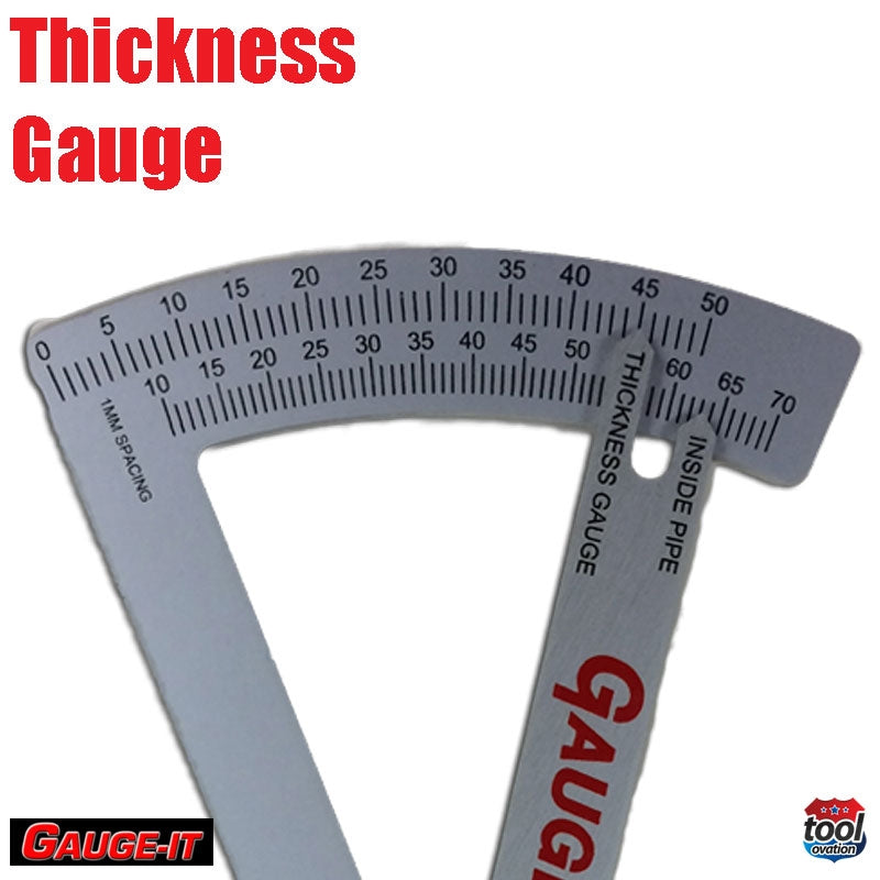 Thickness Gauge - Metric - internal and external thickness