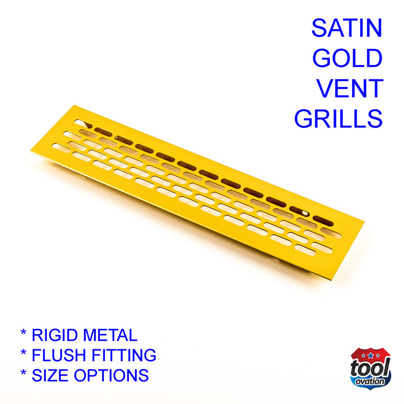 Satin Gold Ventilation Grills