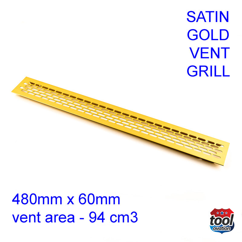 Satin Gold Ventilation Grills